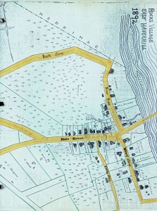 Rocks Village Map 1892 1